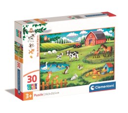 Clementoni: Puzzle 30el. - Farma Zwierzaczków