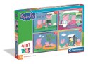 Clementoni - Puzzle 4 W 1 Peppa Pig