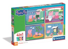 Clementoni - Puzzle 4 W 1 Peppa Pig