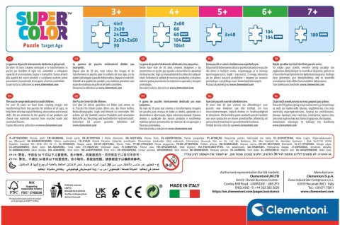 Clementoni: Puzzle 4w1 Bluey