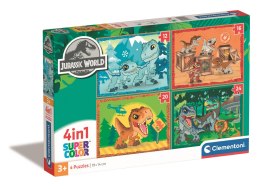 Clementoni: Puzzle 4w1 - Jurassic World