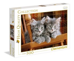 Clementoni: Puzzle 500 el. HQ - Kocięta