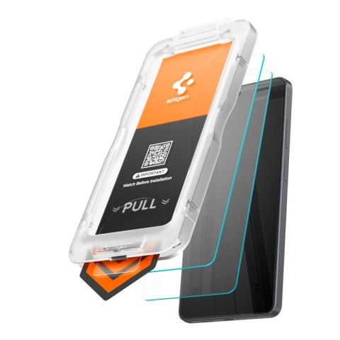 Spigen GLAS.TR EZ Fit Pro AC HD 2-Pack - Szkło hartowane do Samsung Galaxy S26 (2 szt)