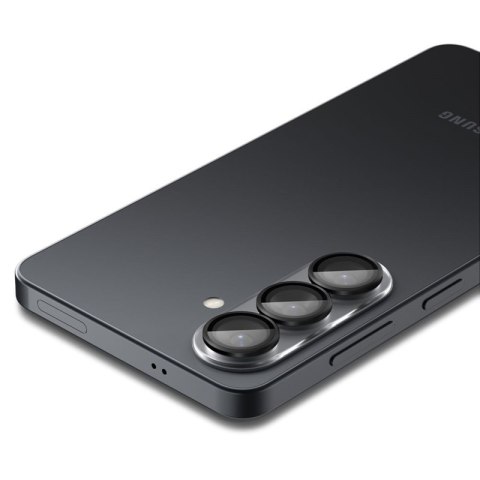 Spigen Optik Pro HD GLAS.TR EZ Fit Camera Protector 2-Pack - Szkło ochronne na obiektyw do Samsung Galaxy S26 (2 szt)(Czarny)