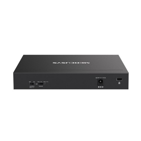 Switch Mercusys MS108GP, 8 portów (7xPoE+), 65W