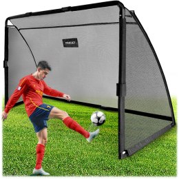 Bramka do piłki nożnej 300 x 200 x 90 cm NS-497 czarna