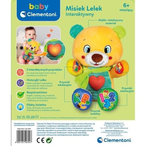 Interaktywny Misiek Lelek | Baby Clementoni