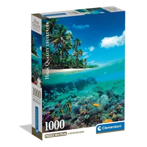 Clementoni: Puzzle 1000el. Compact HQ - Summer Paradise