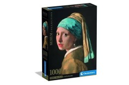 Clementoni: Puzzle 1000el. Compact - Museum Vermeer: Girl with a Pearl Earring