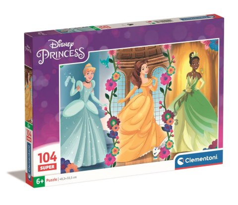 Clementoni: Puzzle 104el. - Cinderella, Bella, Tiana