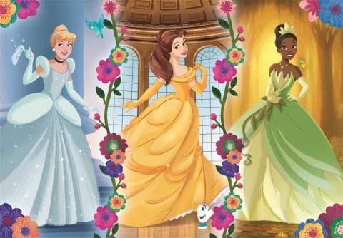 Clementoni: Puzzle 104el. - Cinderella, Bella, Tiana