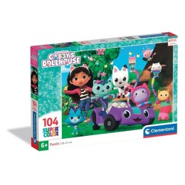 Clementoni: Puzzle 104el. - Gabbys Dollhouse