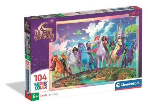 Clementoni: Puzzle 104el. - Unicorn Academy