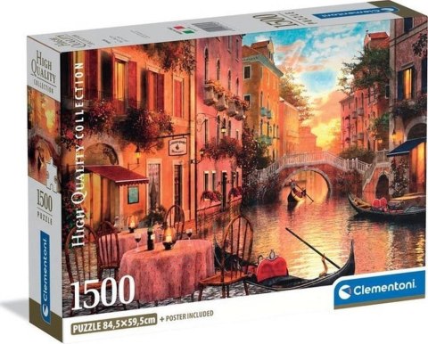 Clementoni: Puzzle 1500el. Compact HQ - Venezia