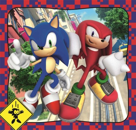 Clementoni: Puzzle 3x48el. Sonic