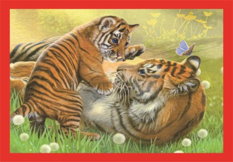 Clementoni: Puzzle 4w1 - Mamy i ich dzieci