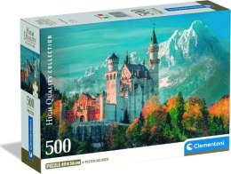 Clementoni: Puzzle 500el. Compact HQ - Neuschwanstein Castle