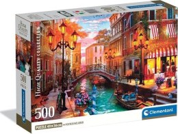 Clementoni: Puzzle 500el. Compact HQ - Sunse over Venice