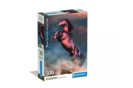 Clementoni: Puzzle 500el. Compact HQ - Wild Red Stallion