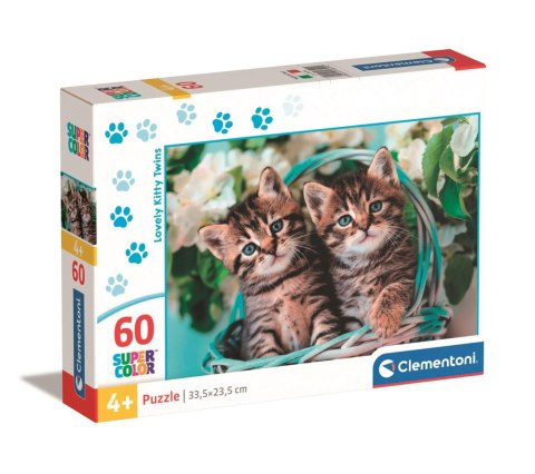 Clementoni: Puzzle 60el. - Kociaki