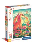Clementoni: Puzzle 60el. - Smocza Rodzinka