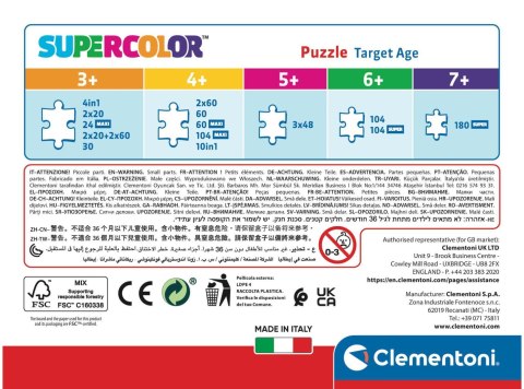 Clementoni: Puzzle 60el. - Smocza Rodzinka
