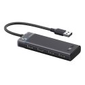 Hub USB UGREEN CM653 4-portowy (szary)