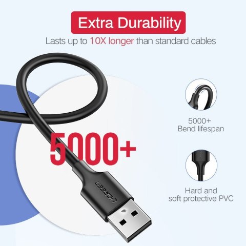 Kabel UGREEN US289 USB-A-micro USB 2m (biały)