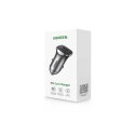 Ładowarka samochodowa UGREEN CD130 30W USB-A/USB-C (szara)