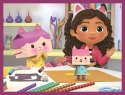 Puzzle Klocki 12el. Koci Domek Gabi | Clementoni