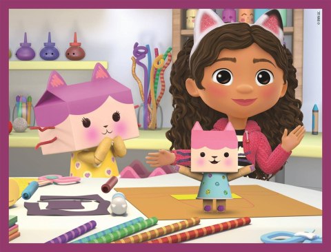 Puzzle Klocki 12el. Koci Domek Gabi | Clementoni