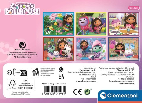 Puzzle Klocki 12el. Koci Domek Gabi | Clementoni