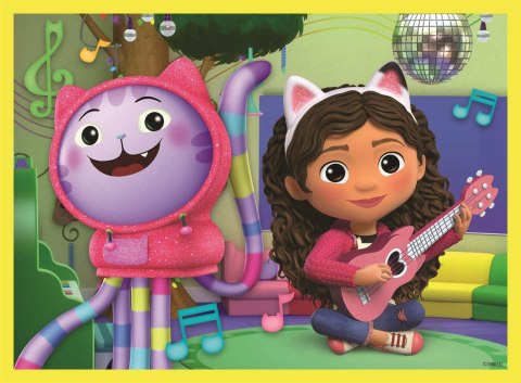 Puzzle Klocki 12el. Koci Domek Gabi | Clementoni