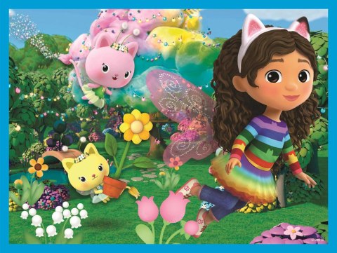 Puzzle Klocki 12el. Koci Domek Gabi | Clementoni