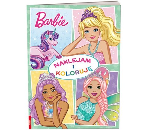 Ameet: BARBIE Dreamtopia - Naklejam I Koloruję