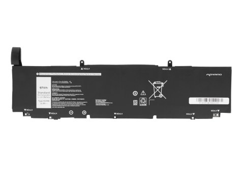 Bateria Movano do Dell Precision 16 5680, 17 17 5750, XPS 17 9710