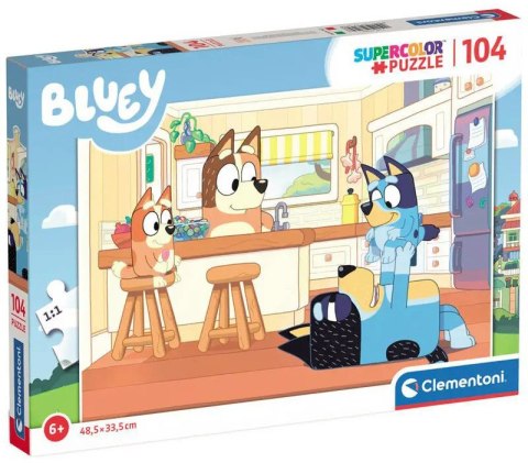 Clementoni: Puzzle 104el. - Bluey