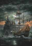 Clementoni: Puzzle 1500el. Compact HQ - Statek Piracki