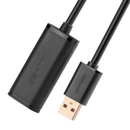 Kabel UGREEN US121 USB-A-USB-A 15m aktywny (czarny)