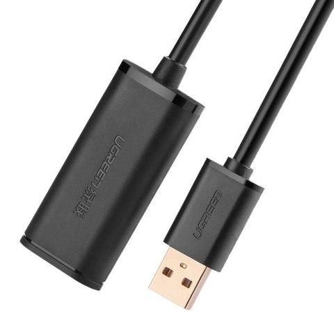 Kabel UGREEN US121 USB-A-USB-A 15m aktywny (czarny)