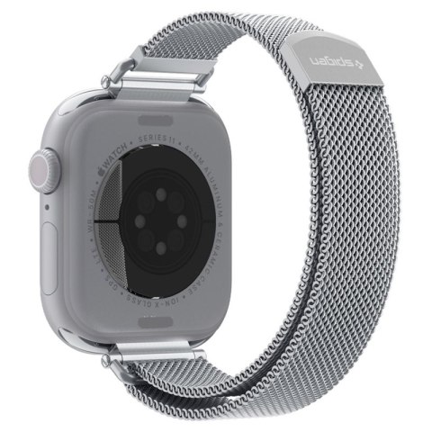 Spigen WBM4 - Pasek ze stali nierdzewnej do Apple Watch 40/41/42 mm (Silver)