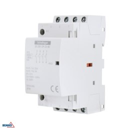 Stycznik modułowy SC201 2P 25A TYP 40 (4NO + 0NC) SCHELINGER
