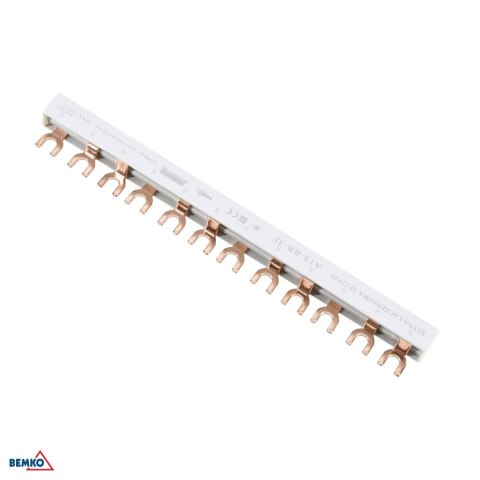 Szyna łączeniowa 3F TYP-U 10MM2 54 moduły