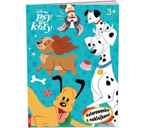 Ameet: DISNEY Psy i Koty. Kolorowanka z Naklejkami