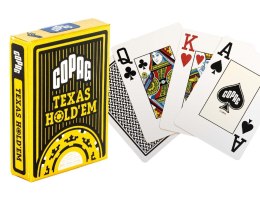 Cartamundi: Karty do gry - Texas hold'em jumbo złoty/czarny