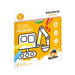 Dłuuugie rysowanki | Koloruję | Pojazdy 2+
