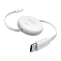 Kabel USB-C do USB-C Ugreen L531, PD 100W, zwijany, 1m (biały)