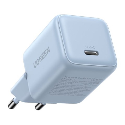 Ładowarka sieciowa Ugreen X512 20W GaN 1X USB-C (niebieska)