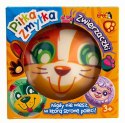 Piłka Zmyłka Zwierzaki, seria 2, kotek pomarańczowy
