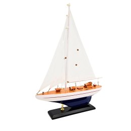 Model Jachtu Drewniany Wysokość 42cm - M1